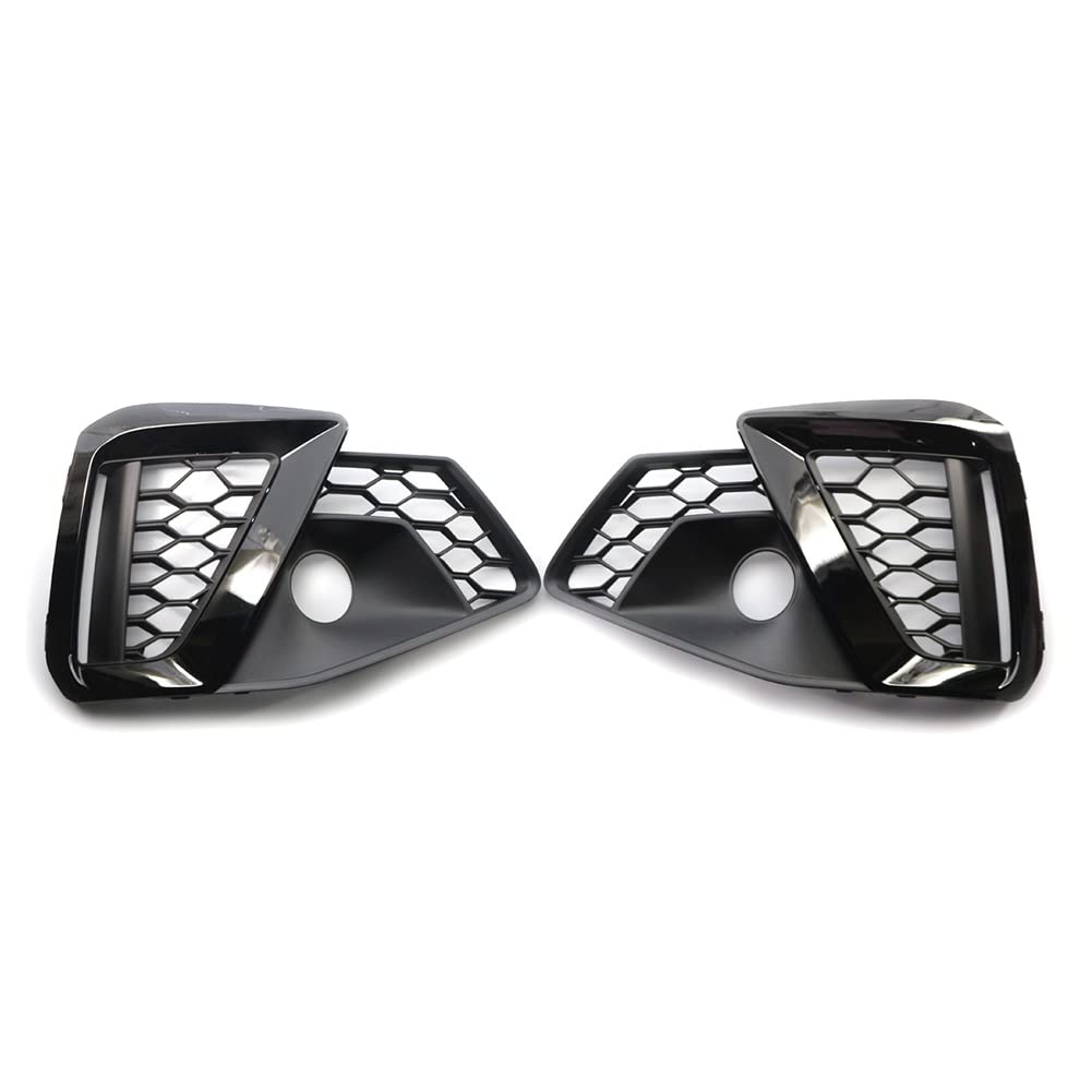 GZYF Gloss black Front Lower Bumper Fog Light Grille Grill Cover Mesh Trim for Audi A4L S-Line 35 TFSI / 40 TFSI / 45 TFSI, 8WD807681M/8WD807682M GZYF Gloss black Front Lower Bumper Fog Light Grille Grill Cover Mesh Trim for Audi A4L S-Line 35 TFSI / 40 TFSI / 45 TFSI, 8WD807681M/8WD807682M von GZYF