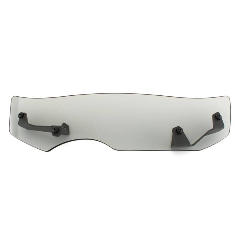 GZYF Grau Motorrad Windschutzscheibenverlängerung Luftstromabweiser Klar Verstellbarer Windluftspoiler Für R1250GS/Adv 19-21 von GZYF