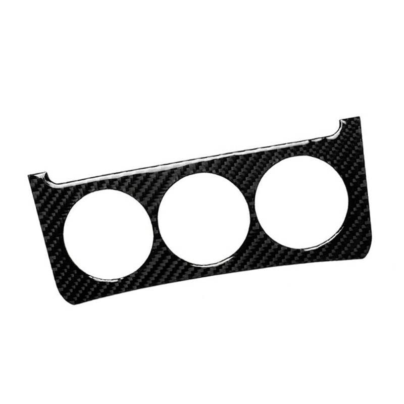 GZYF Innen Armaturenbrett Bedienschalter Abdeckung Zieraufkleber ABS Kohlefaser Schwarz Auto Für 350z 2006-09 von GZYF