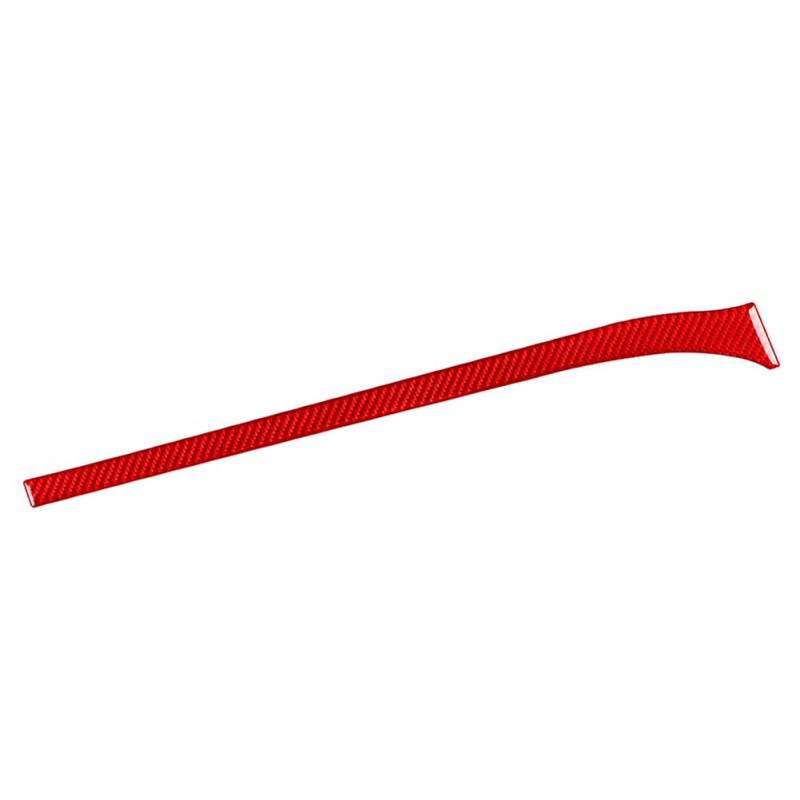 GZYF Innenausstattung Mittelkonsole, Carbon Fiber Co-Pilot Armaturenbrett Panel Zierleiste Rechte Seite Für Rechte Seite Forte Cerato K3 2019 2020 2021 2022 2023, Rot von GZYF