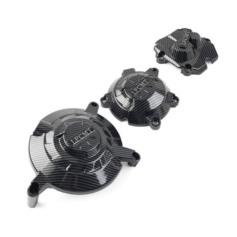 GZYF Kohlefaser-Motorräder Motorgehäusedeckel Stator Kurbelgehäusedeckel Motorschutz Slider Für ZX-10R 2015-2020 von GZYF