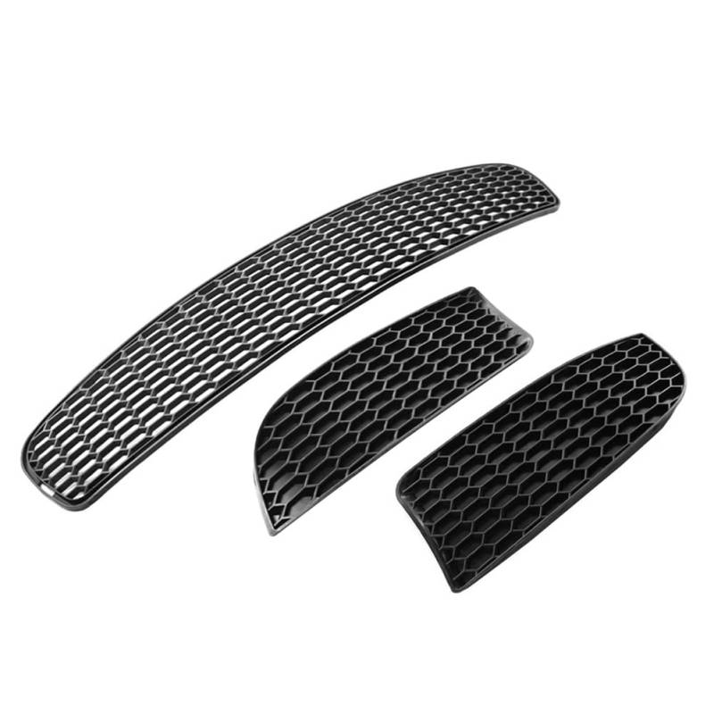 GZYF Kühlergrillverkleidung, Kühlergrill Für die vordere Stoßstange, Für die vordere Stoßstange, 1 Stück Kühlergrill 1 Paar Nebelscheinwerfergrill von GZYF