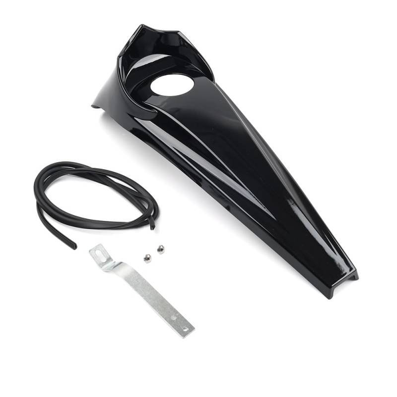 GZYF Kunststoff Ölkonsole Stretched Armaturenbrett Tankdeckel Abdeckung Schwarz Glänzend Für Limited & Tri Glide Modelle 2008+ von GZYF