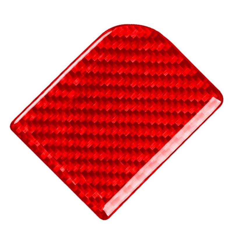 GZYF Lenkrad Rechte Seite Untere Panel Aufkleber Abdeckung Scheinwerfer Schalter Trim RHD Für Passat B5 01-2005 Carbon Fiber Rot von GZYF