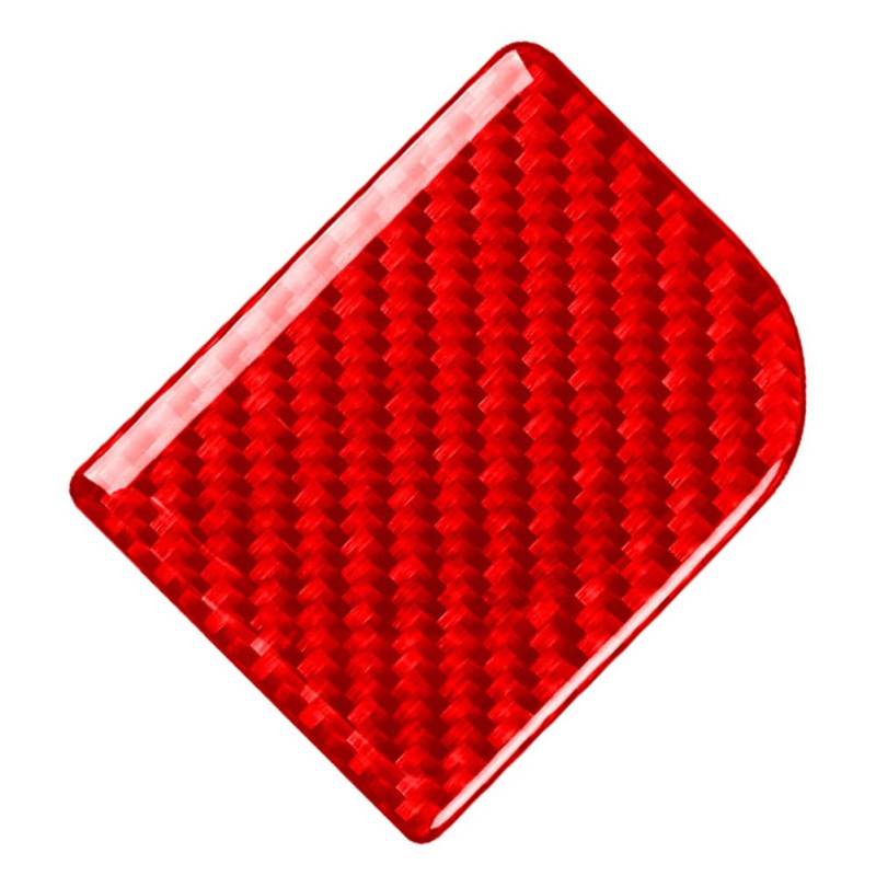 GZYF Lenkrad Scheinwerfer Schalter Panel Zierleiste Rechte Seite Unten Aufkleber Abdeckung LHD Rot Carbon Fiber Für Passat B5 01-05 von GZYF