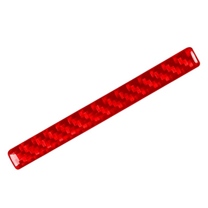 GZYF Mittelarmlehne Box Zierleiste Aufkleber Für Passat B5 01-2005 Karbonfaser Rot von GZYF