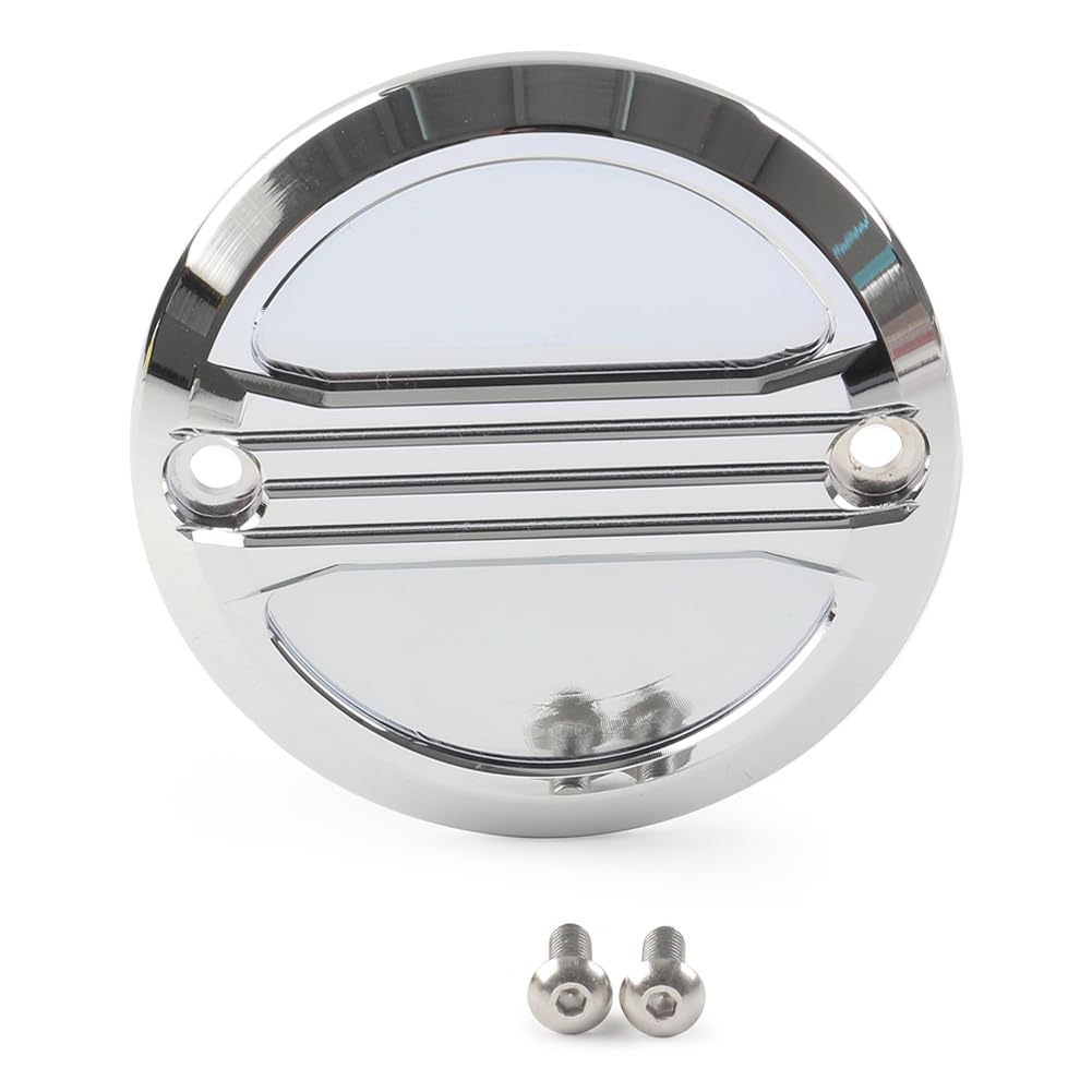 GZYF Motorcycle Engine Ignition Derby Timer Covers Timing 2-Holes Domed Point Cover Cap for Harley Electra Glide Road King 1980-2018 most model Chrome GZYF Motorcycle Engine Ignition Derby Timer Covers Timing 2-Holes Domed Point Cover Cap for Harley Electra Glide Road King 1980-2018 most model Chrome von GZYF