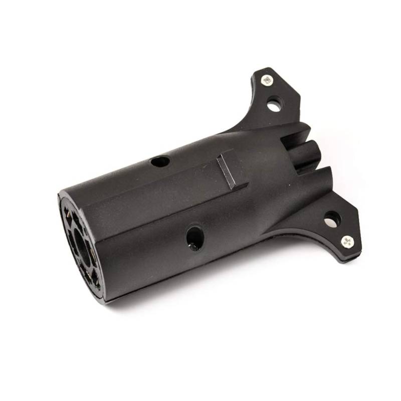 GZYF Motorrad 12V Anhänger Adapter RV Heavy Duty Adapter Stecker 7 Weg Runde zu 4 Pin Flache Anhänger Licht Adapter Stecker Stecker Mithelfer für RV Camper Anhänger Auto Träge von GZYF