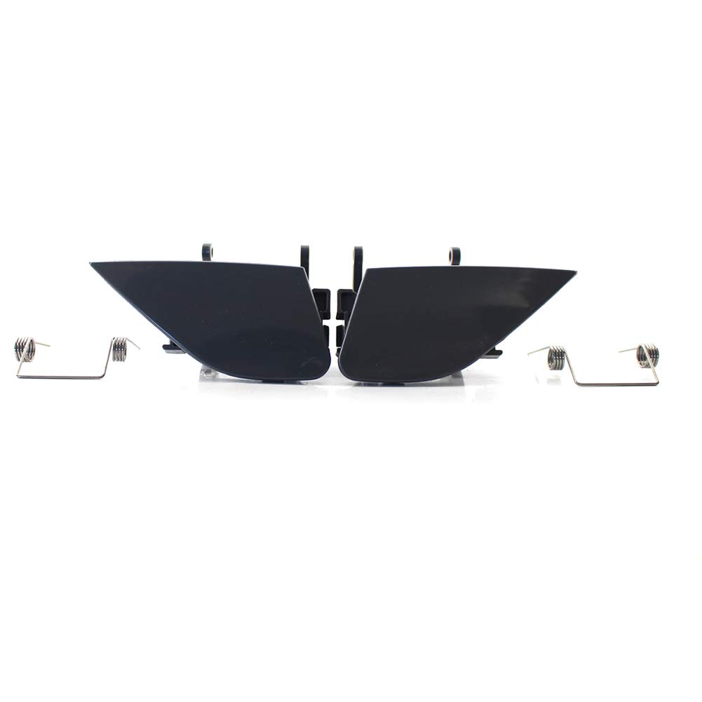 GZYF Motorrad 2 stücke Front Stoßstange Scheinwerfer Waschanlage Düse Jet Abdeckung Kappen Mithelfer Für 7 Serie E65 E66 2005 2006 2007 2008, schwarz GZYF Motorrad 2 stücke Front Stoßstange Scheinwerfer Waschanlage Düse Jet Abdeckung Kappen Mithelfer Für 7 Serie E65 E66 2005 2006 2007 2008, schwarz von GZYF