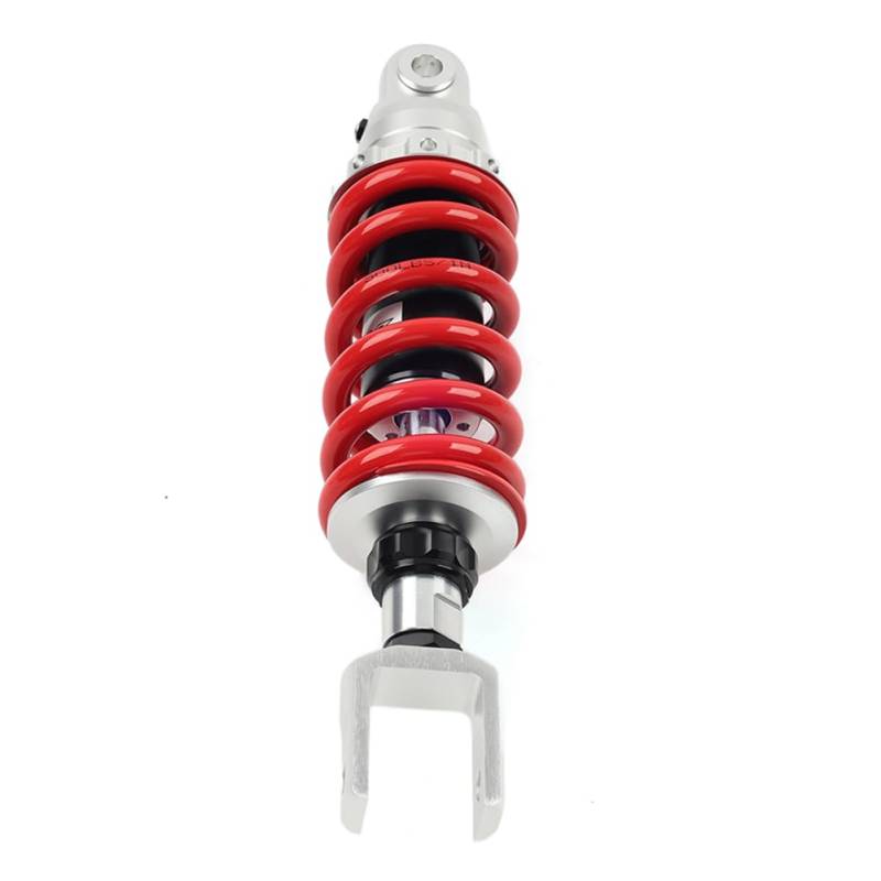 GZYF Motorrad 305mm Stoßdämpfer Federgabel Absorber 10mm Feder Für Universal für Aluminium Rot von GZYF