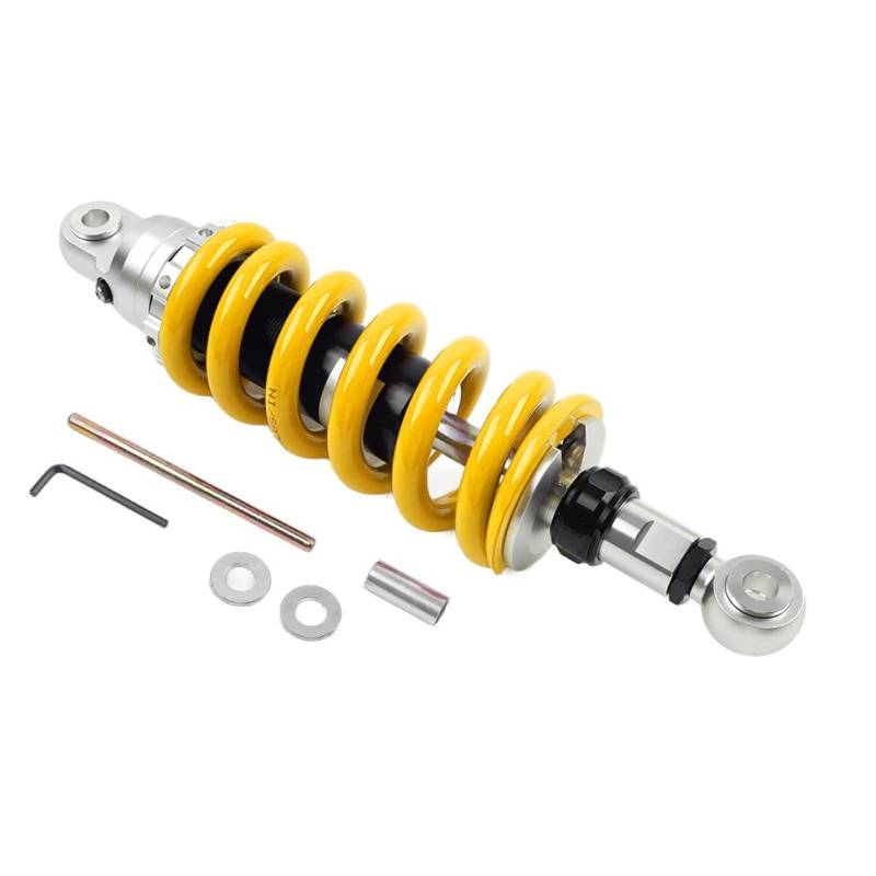 GZYF Motorrad 320mm Stoßdämpfer 13mm Feder Für Universal für Aluminium Gelb von GZYF