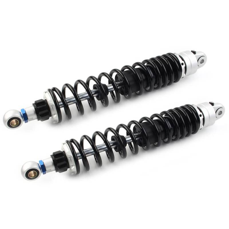 GZYF Motorrad 385mm 15.2" Luft Stoßdämpfer Federung Absorber Dämpfer 1 Paar für Universal Eisen Schwarz von GZYF