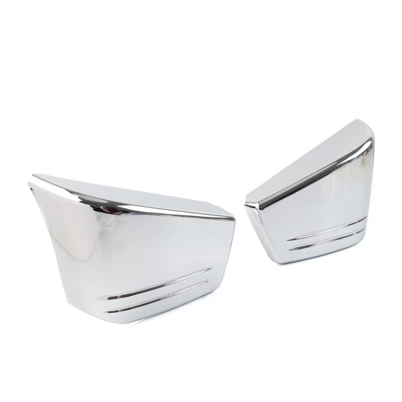 GZYF Motorrad Batterie Seitenverkleidung Abdeckung Verkleidung Batterie Seitenabdeckung Chrom Links & Rechts Abdeckungen Für VTX 1800 C VTX1800C Custom 2002-2008 von GZYF