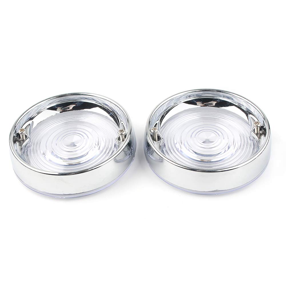 GZYF Motorrad Blinkerglasabdeckung mit Zierringen Für Davidson 3-1/4" Flat Style Blinker 1986-2019 kla GZYF Motorrad Blinkerglasabdeckung mit Zierringen Für Davidson 3-1/4" Flat Style Blinker 1986-2019 kla von GZYF