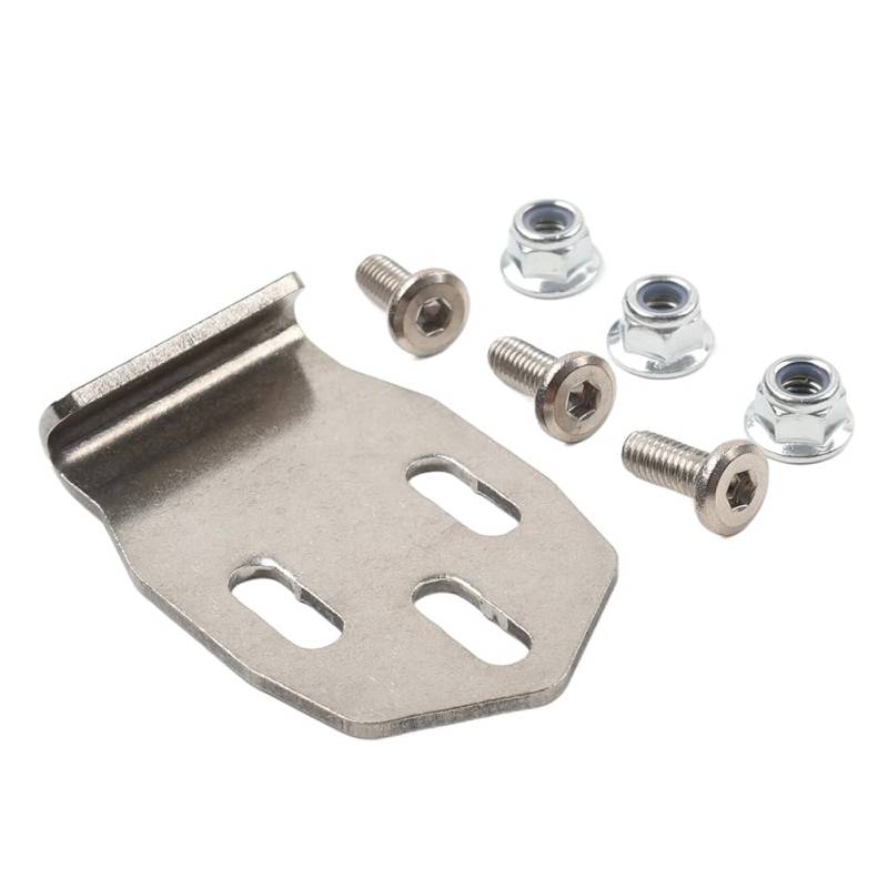 GZYF Motorrad Heckbox Grundplatte Schnellspanner Topcase Gepäckträgerhaken 1 Set Aluminium Silbe von GZYF