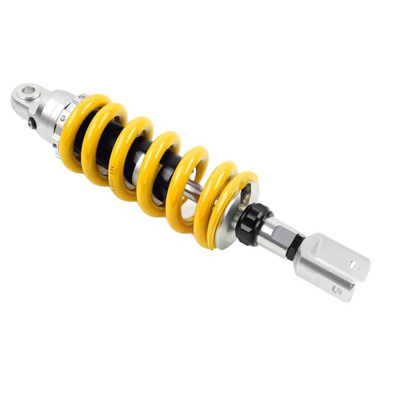 GZYF Motorrad Stoßdämpfer Gabelkopf 345mm Federung 13mm Feder Aluminium Gelb Für Universal von GZYF