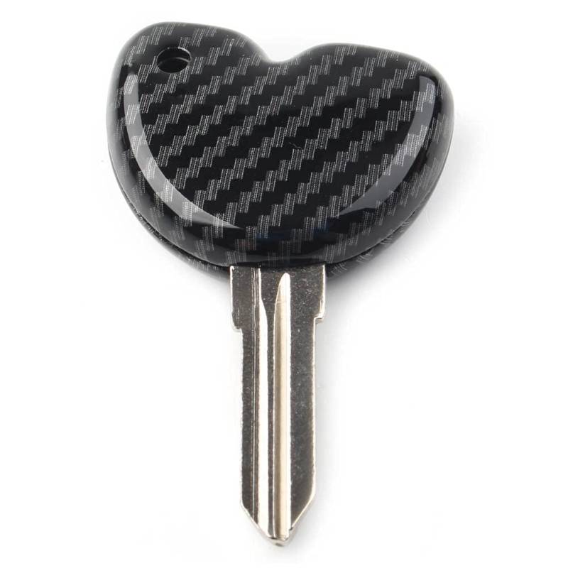 GZYF Motorrad Ungeschliffener Schlüsselbart Schlüsselgehäuse Abdeckung Gehäuse Schutz 1 Set für 3VTE Fly 125 250 300 Metall Carbon Fiber Muste von GZYF