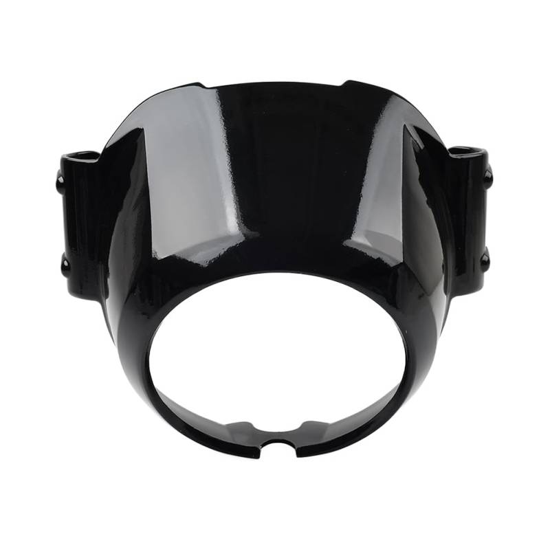 GZYF Motorrad Windschutzscheibe Blende Scheinwerfer Obere Verkleidung Windschutzscheibe 1pc Für Indian sixty 16 17-23 Scout 15 16-23 Aluminium Glänzend Schwarz von GZYF