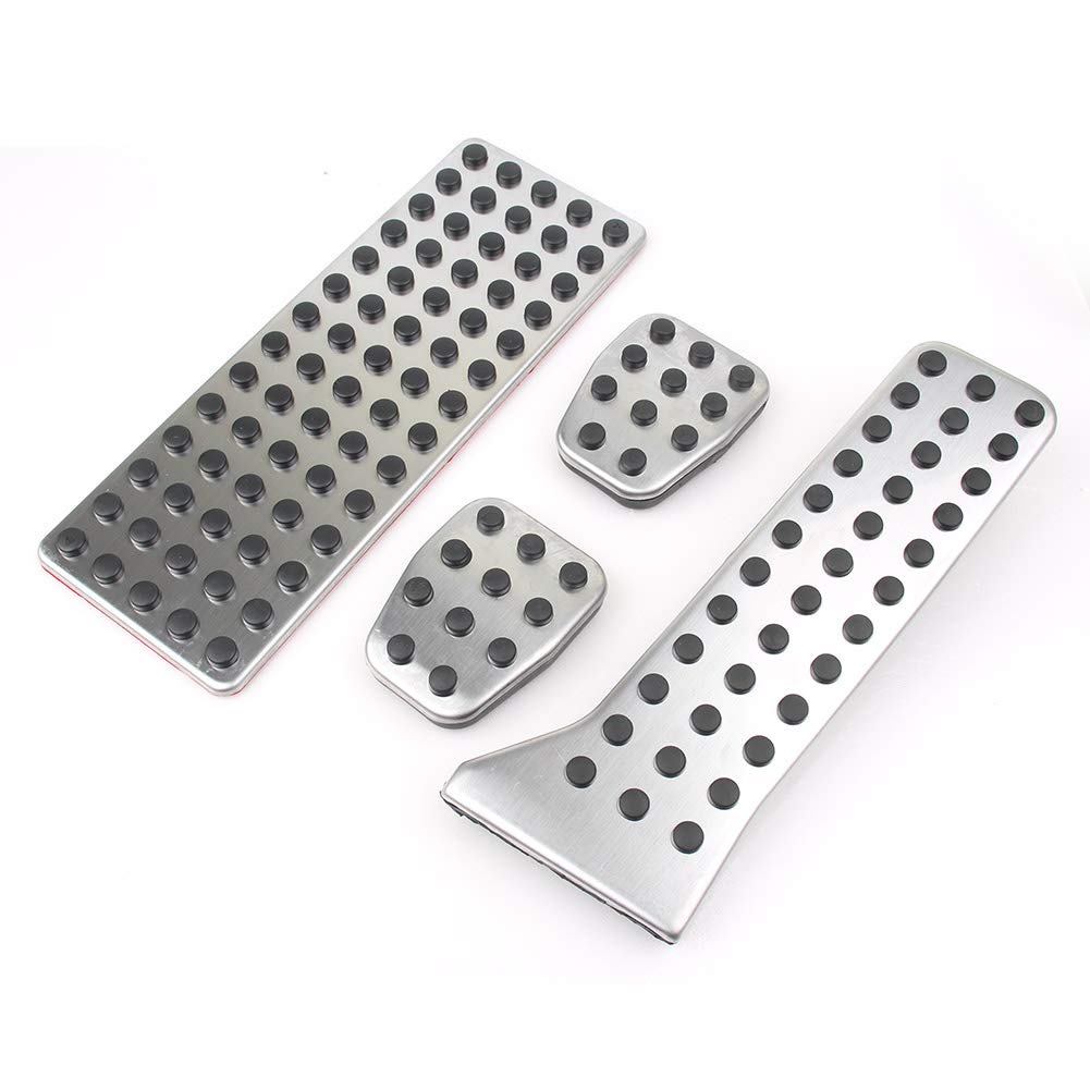 GZYF Edelstahl 4 Stück MT-Pedal, Bremskupplung, Gaspedal, Fußstütze, Abdeckung für Mazda 2, 3, 6, CX3, CX4, CX5 GZYF Edelstahl 4 Stück MT-Pedal, Bremskupplung, Gaspedal, Fußstütze, Abdeckung für Mazda 2, 3, 6, CX3, CX4, CX5 von GZYF