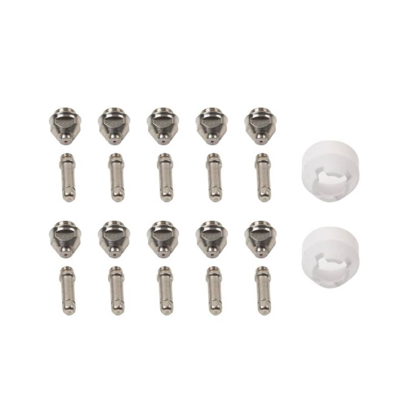 GZYF Plasma Taschenlampe Elektrode Schneiden Düse Tipps Verbrauchs 22Pcs Für 9-5633 8-3321 8-5526 Kupfer Silbe von GZYF