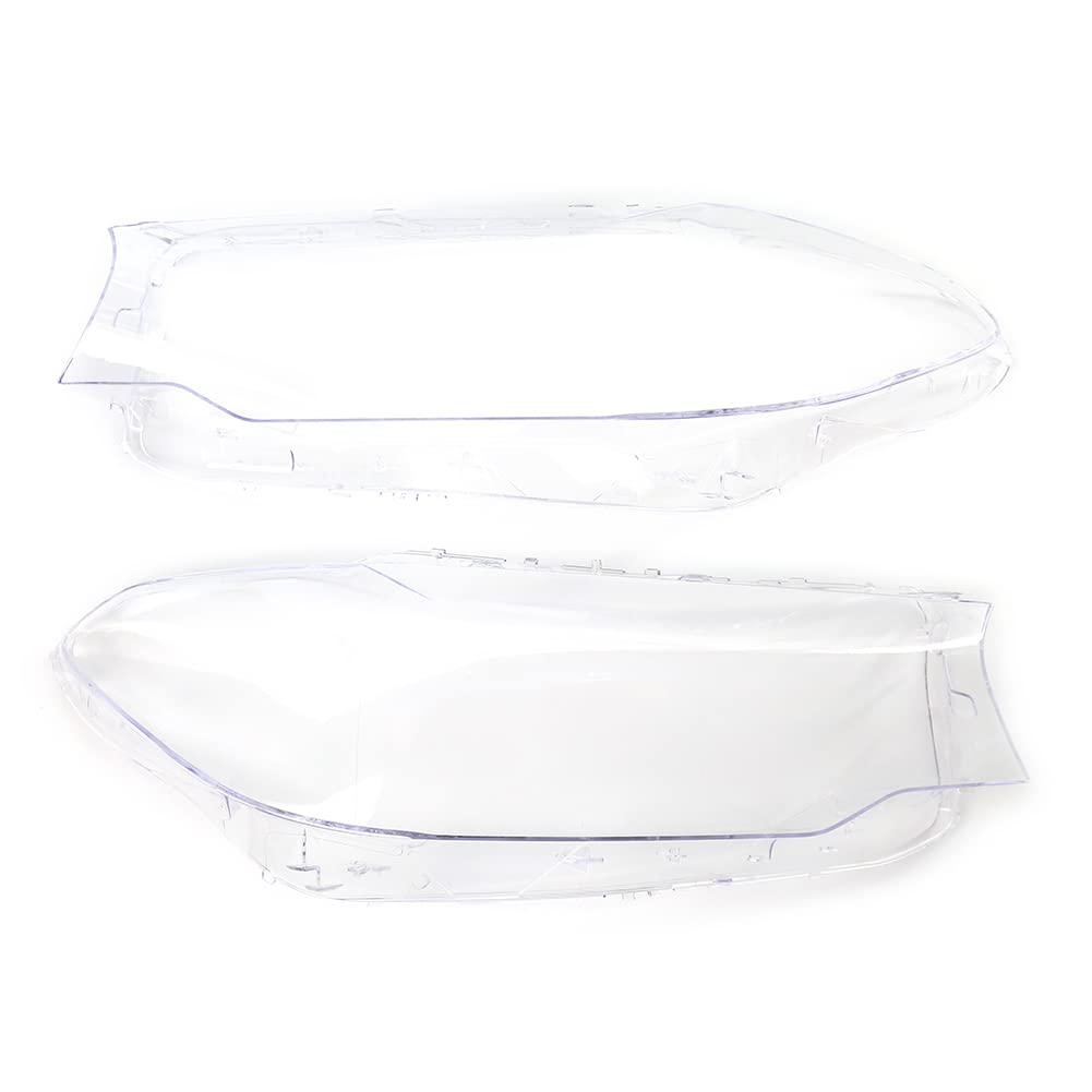 GZYF Klare Scheinwerferglasabdeckung links und rechts, Ersatz-PC-Scheinwerferschale 63117214961 63117214962 for BMW 5er-Reihe G30 Limousine G31 Touring G38 2017 2018 GZYF Klare Scheinwerferglasabdeckung links und rechts, Ersatz-PC-Scheinwerferschale 63117214961 63117214962 for BMW 5er-Reihe G30 Limousine G31 Touring G38 2017 2018 von GZYF