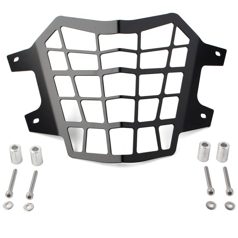 GZYF Scheinwerfer Scheinwerfer Grill Schutz Abdeckung Vorne Eisen Schwarz Motorrad Für Tenere 700 XTZ700 2019-2021 von GZYF