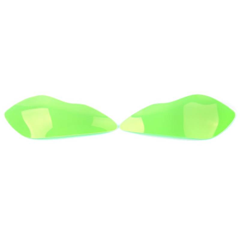 GZYF Scheinwerferblende Linsenabdeckung Schutzfolie Lampenschirm Schutz Acrylglas Kunststoff Grün Motorrad Für ZX-636R ZX-6R 09-18 von GZYF