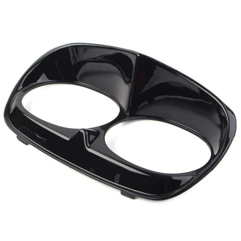 GZYF Scheinwerferblende Zierleiste Außenverkleidung Schwarz ABS Für Davidson Touring Road Glide FLTR/FLTRX 98-13 Motorrad von GZYF