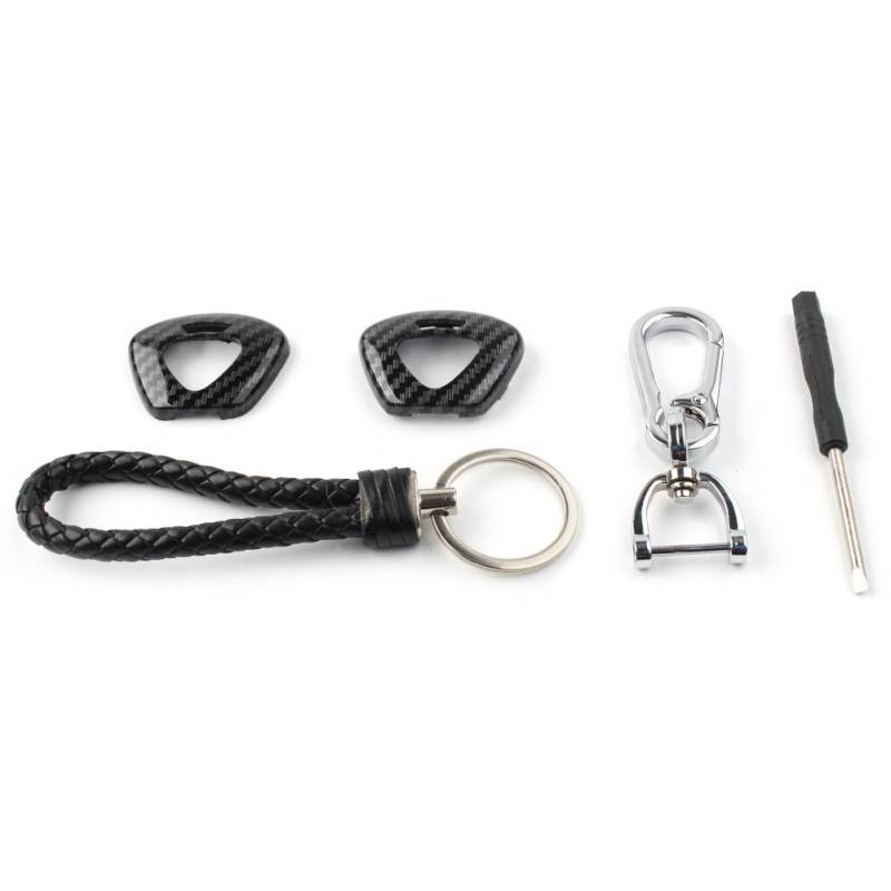 GZYF Schlüssel Shell Schutz Schutz Abdeckung Gehäuse Metall Carbon Faser Muster Motorrad Für 1050 T955 Street Triple 675 Tiger 800 von GZYF