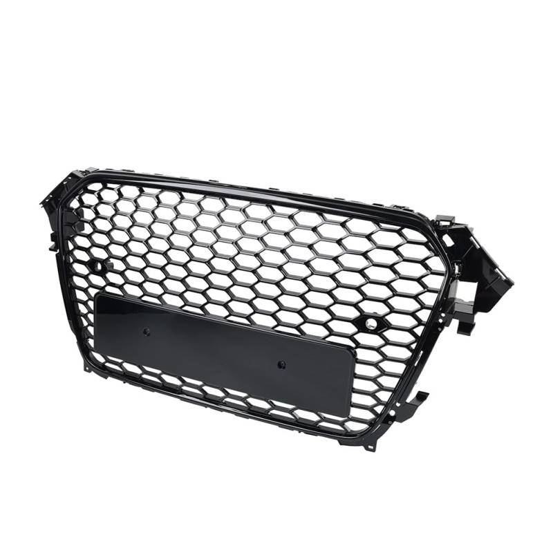 GZYF Schutzabdeckung Frontgrill Kühlergrill Schwarz Glänzend ABS Für A4 / S4 B8.5 Facelift 2013-2016 1St von GZYF