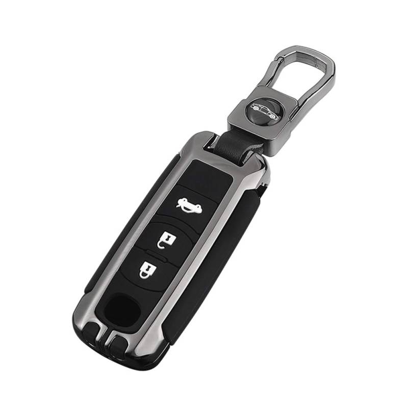GZYF Smart Key Shell Fob Voll versiegelt Gehäuse Abdeckung Fernbedienung Zinklegierung B Grau Auto Für 3 CX-30 CX-5 6 CX-9 2019 2020 von GZYF