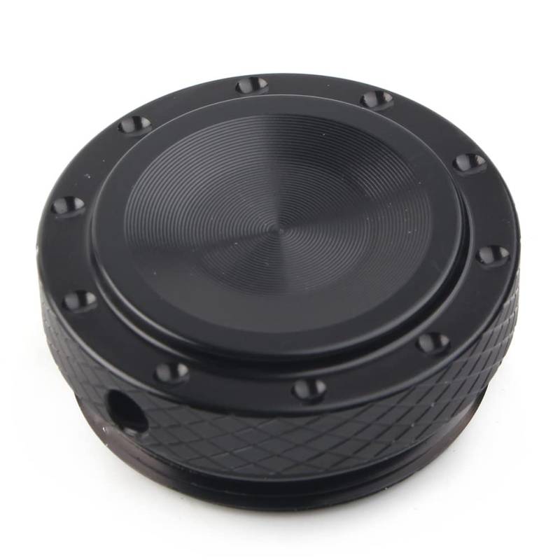 GZYF Tankdeckel Öldeckel CNC Schwarz Für R1200GS R1250GS R1200R R1200RT Motorrad von GZYF