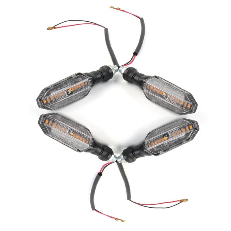 GZYF Universal-Blinker für Motorräder, LED-Blinker-Blinker-Lampenverkleidung 4 Stück von GZYF