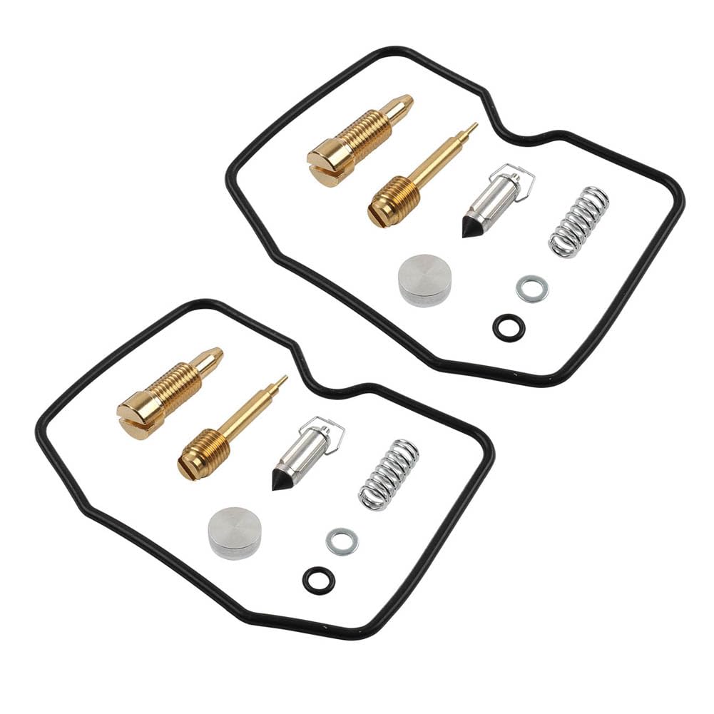 GZYF Vergaser-Reparatur-Kits, Vergaserreparatur, Schwarz- und Silbermessing Für America Scrambler Speedmaster Sprint Legend TT Thunderbird Trophy Thruxton Adventurer Motorrad, 2er-Set GZYF Vergaser-Reparatur-Kits, Vergaserreparatur, Schwarz- und Silbermessing Für America Scrambler Speedmaster Sprint Legend TT Thunderbird Trophy Thruxton Adventurer Motorrad, 2er-Set von GZYF