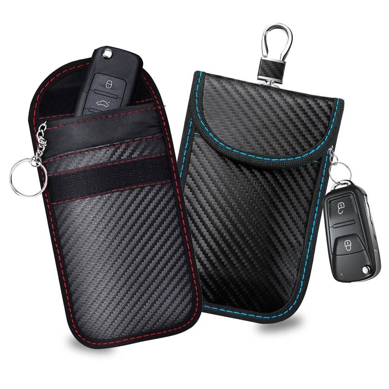 GZYYANG 2 Stück Keyless Go Schutz Autoschlüssel Hülle, Signalblockierung,autoschlüssel RFID Schutz, Autoschlüssel Tasche von GZYYANG