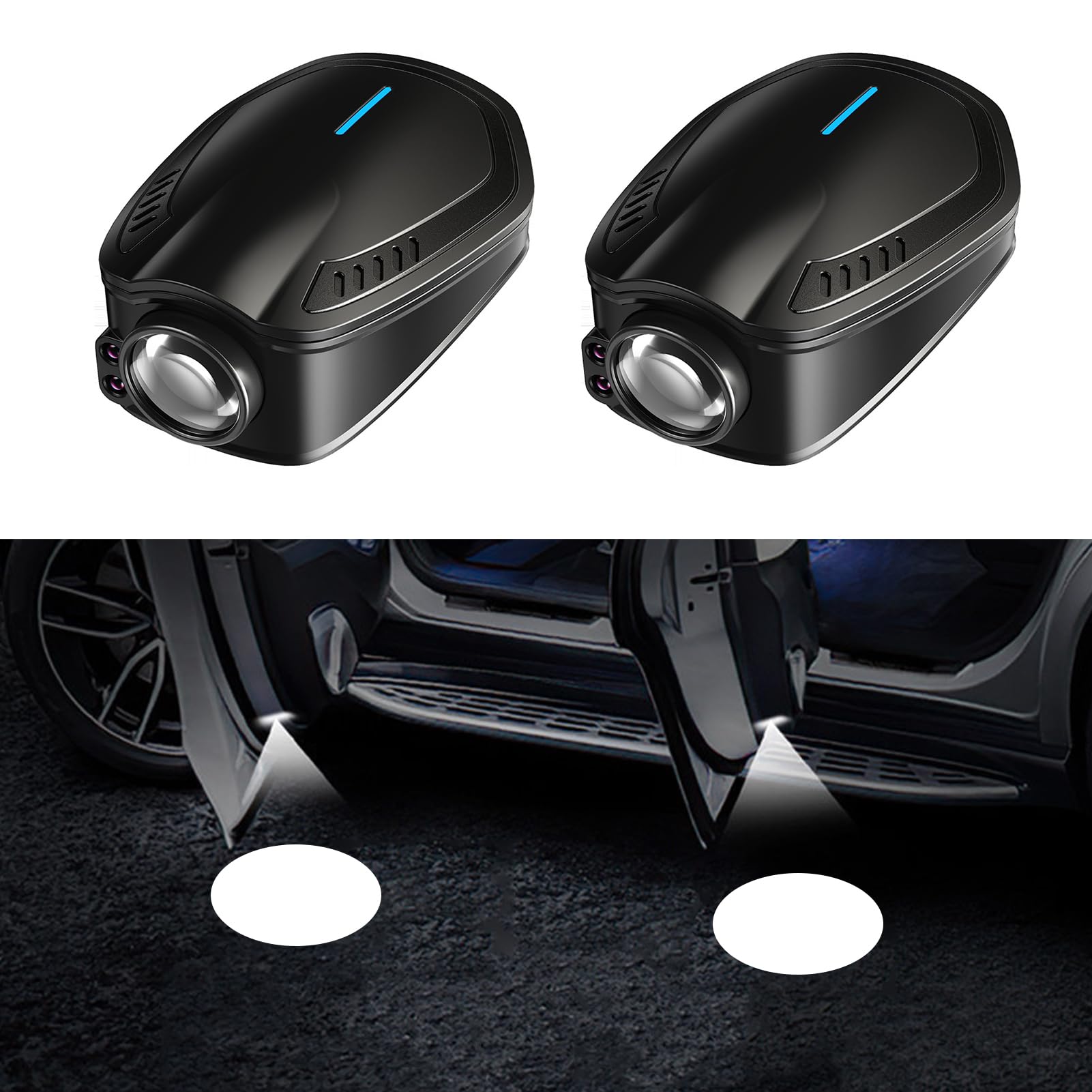 2 Stück Personalisiert Auto türlicht Logo-Projektor, Universelles Drahtloses Autotürmarkierungslicht, Personalisierte Autotür Logo Licht Projektor, Drahtlose Ghost Shadow für Autotür, USB-Aufladung 2 Stück Personalisiert Auto türlicht Logo-Projektor, Universelles Drahtloses Autotürmarkierungslicht, Personalisierte Autotür Logo Licht Projektor, Drahtlose Ghost Shadow für Autotür, USB-Aufladung von GZYZXP