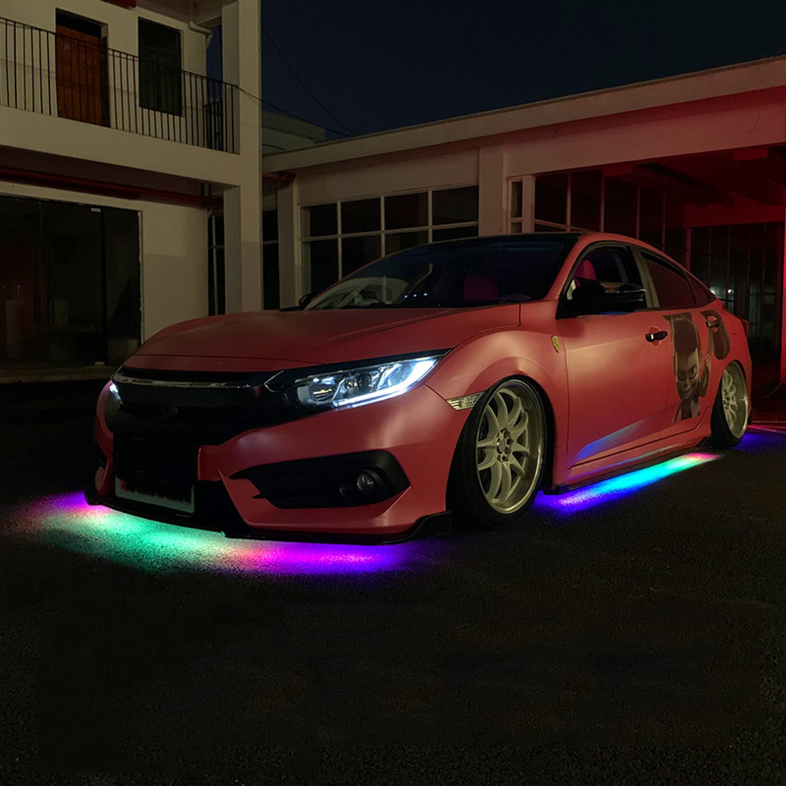 LED Unterbodenbeleuchtung Auto, LED Auto Unterboden Neon Licht Farbe Auto Chassis Light mit Sprachsteuerung und Anwendungssteuerung, Auto Sachen Gadgets für Deko LED Unterbodenbeleuchtung Auto, LED Auto Unterboden Neon Licht Farbe Auto Chassis Light mit Sprachsteuerung und Anwendungssteuerung, Auto Sachen Gadgets für Deko von GZYZXP