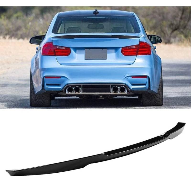 Auto Heckspoiler für BMW 3 Series F30 2013-2019 /M3 F80 Sedan 2014-2018, ABS Kofferraumspoiler Heckflügel Lippe Dach Spoiler Dachspoiler Tuning Dekoration Zubehör von GaRcan