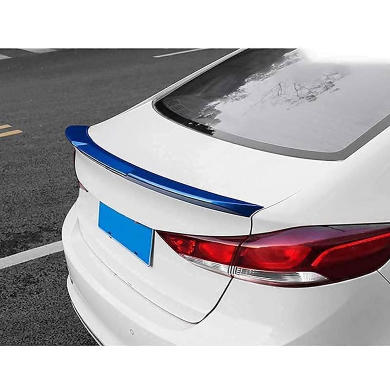 Auto Heckspoiler für Elantra 2017, ABS Kofferraumspoiler Heckflügel Lippe Dach Spoiler Dachspoiler Tuning Dekoration Zubehör,A/Blue von GaRcan