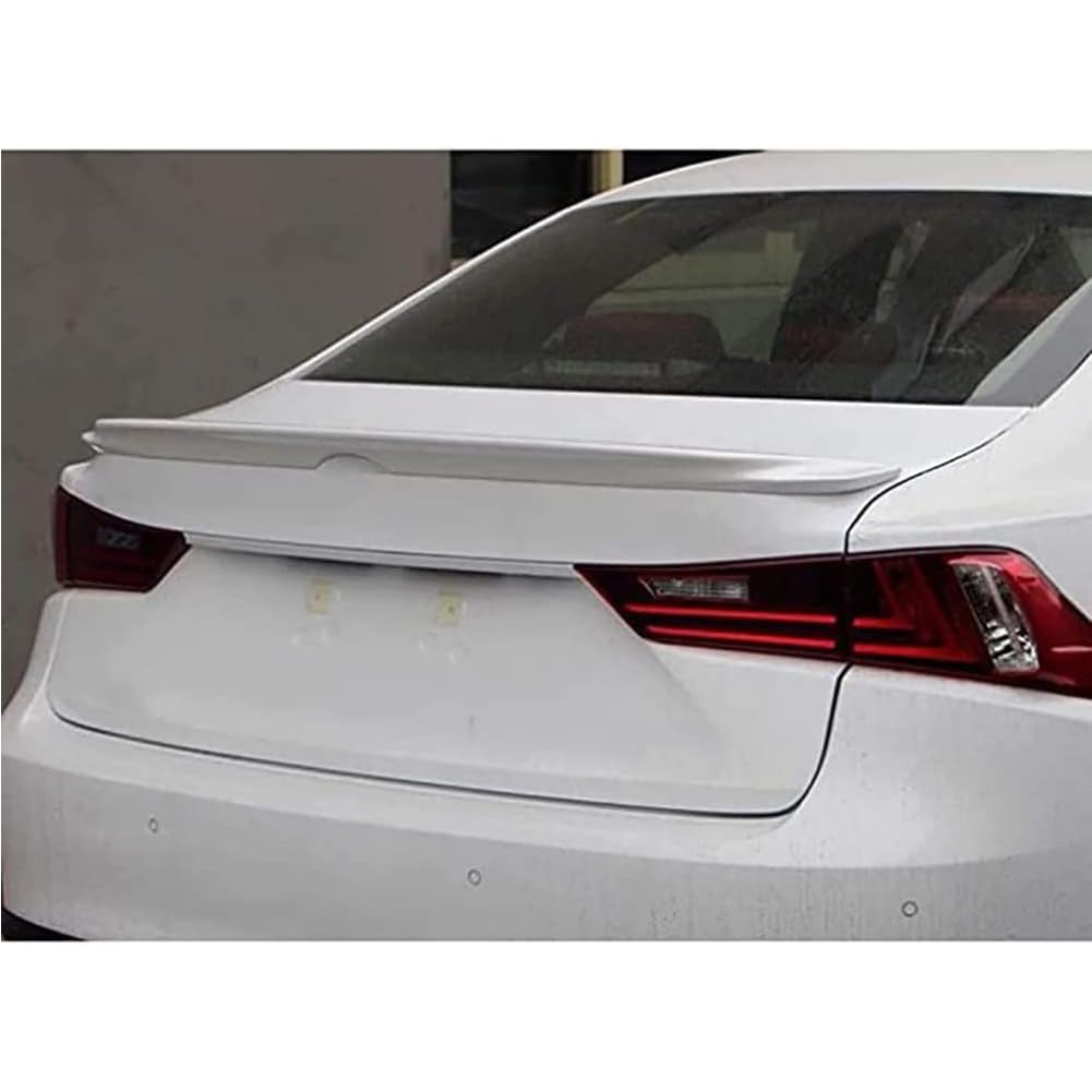 Auto Heckspoiler für Lexus IS250 IS300 IS350 2014 2015 2016 2017, ABS Kofferraumspoiler Heckflügel Lippe Dach Spoiler Dachspoiler Tuning Dekoration Zubehör,A/White Auto Heckspoiler für Lexus IS250 IS300 IS350 2014 2015 2016 2017, ABS Kofferraumspoiler Heckflügel Lippe Dach Spoiler Dachspoiler Tuning Dekoration Zubehör,A/White von GaRcan