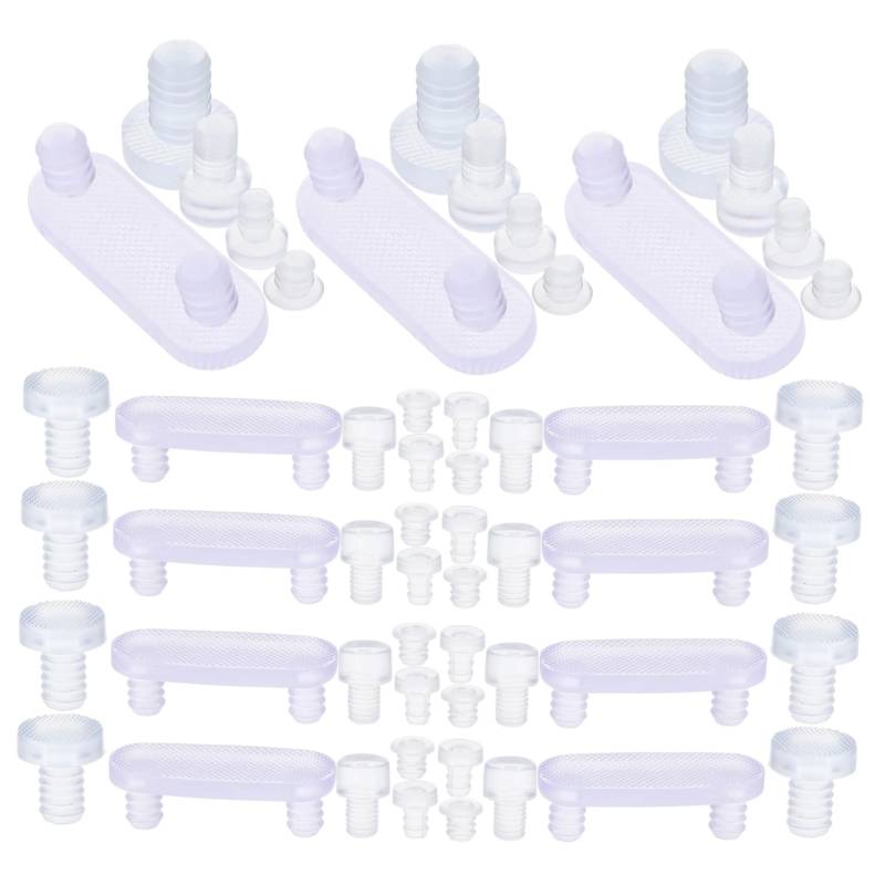 Gadpiparty 150 Stück Antik ollisions gummi partikel Schutz Stoßstangen aus Kunststoff Kabinettstür -Stopper Tür Stoßstange Schrankstoßstangen klar Weicher Vorbaustoßfänger Stoßfänger-Pads PVC von Gadpiparty