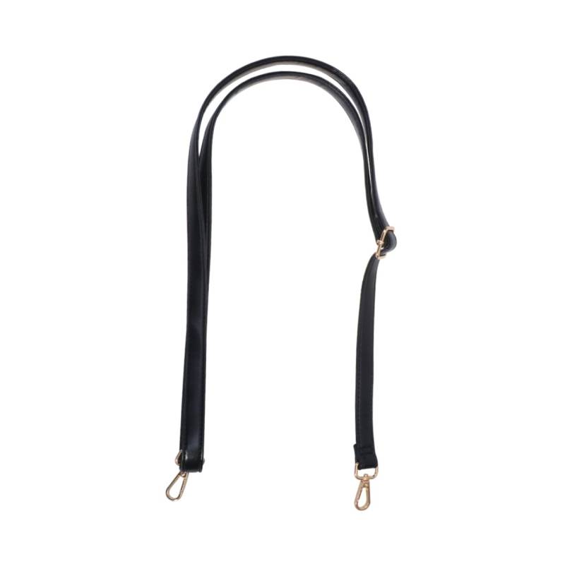 Gadpiparty PU Leder Schultertaschengurt Breit Verstellbar Für Handtaschen Umhängetaschen Und Reisetaschen Schwarzer Ersatzriemen Für Taschenaccessoire Mit Goldenen von Gadpiparty