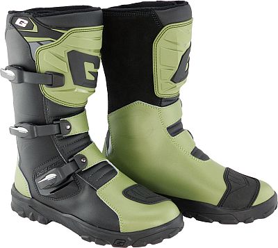 Gaerne Adventure Aquatech Drytech S23, Stiefel wasserdicht - Schwarz/Grün - 39 EU von Gaerne