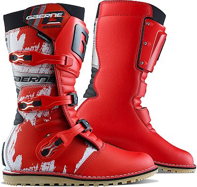 Gaerne Balance XTR Aquatech, Stiefel wasserdicht - Rot/Weiß - 42 EU von Gaerne