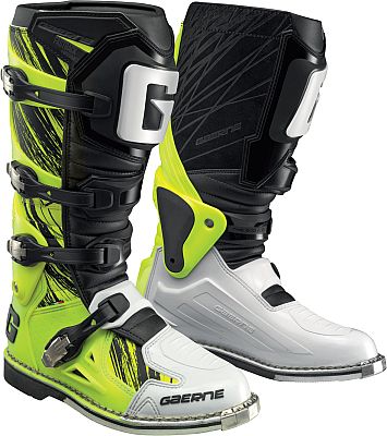 Gaerne Fastback Endurance S23, Stiefel - Neon-Gelb/Schwarz/Weiß - 42 EU von Gaerne