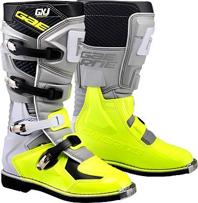 Gaerne GX-J, Stiefel Kinder - Grau/Neon-Gelb - 34 EU von Gaerne