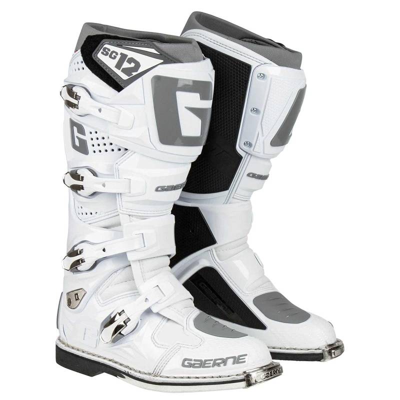 Gaerne Motocross-Stiefel SG 12 Weiß Gr. 43 von Gaerne
