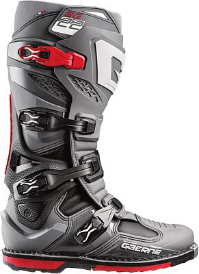 Gaerne SG-22, Stiefel - Grau/Schwarz/Rot - 44 EU von Gaerne