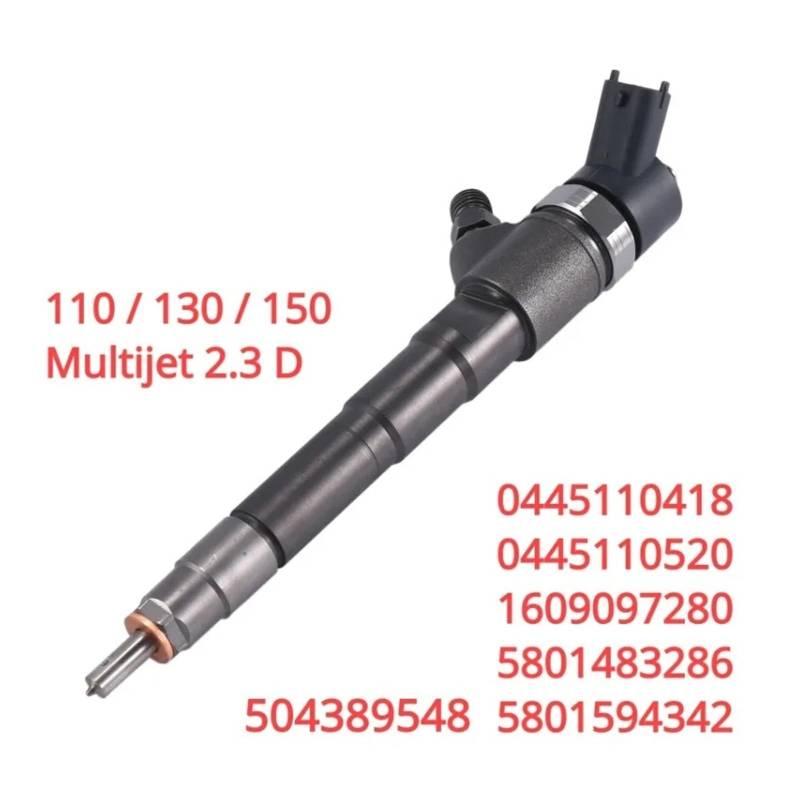 0445110520 0445110418 Einspritzdüsen Diesel, kompatibel mit Fiat, kompatibel mit Ducato, kompatibel mit Iveco, kompatibel mit Citroen, kompatibel mit Peugeot, 2.3D 5801594342 504389548 1609097280 von Gakmjhgf