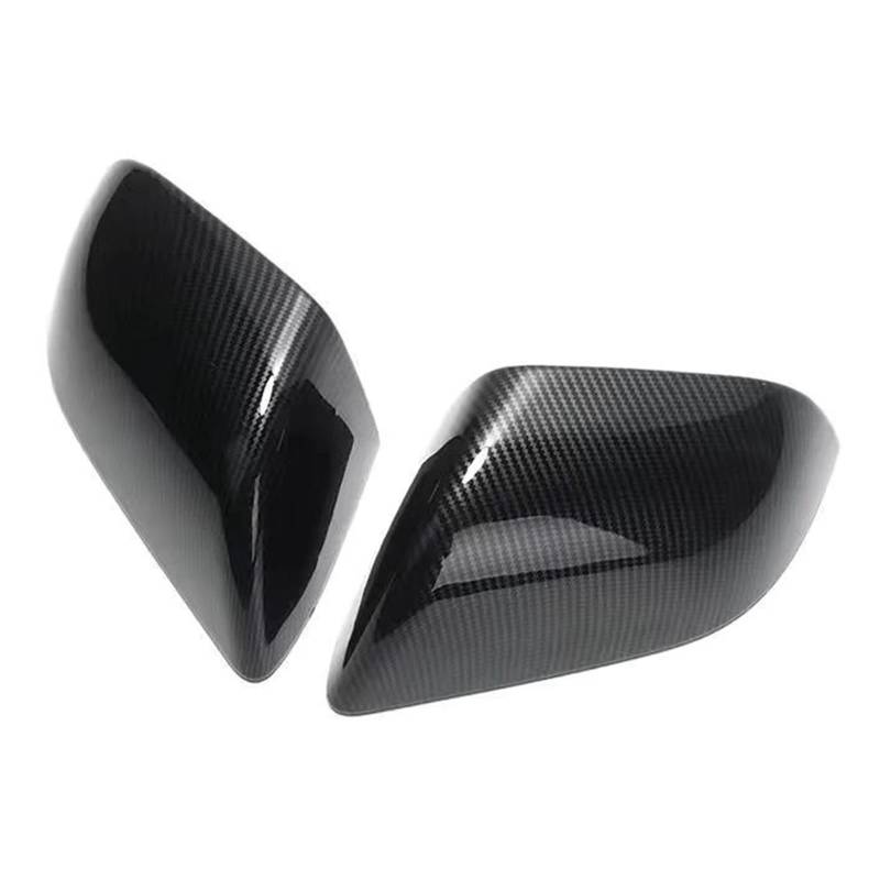 ​2PCS Side Mirror Covers 、Compatible For Tesla 、Model 3+ 2024 ABS Carbon Fiber Rearviews Mirror Cap Passenger And Drive Side(Bright Carbon) von Gakmjhgf